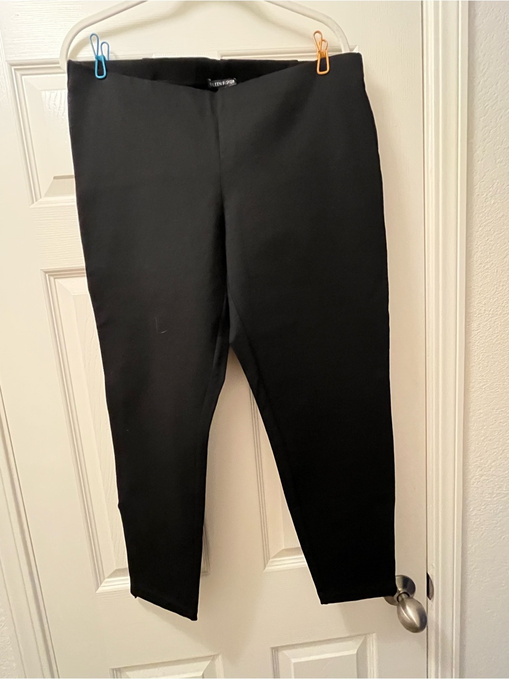 Eileen Fisher Ponte Zip Slim Ankle Pants